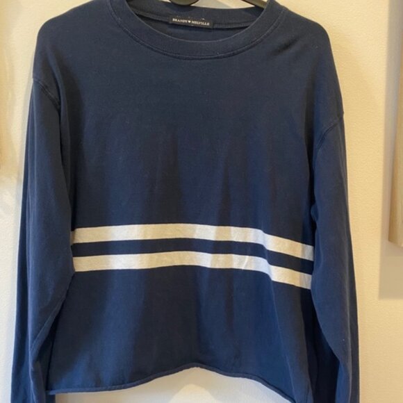 Brandy Melvile  single striped longsleeve - Picture 1 of 3